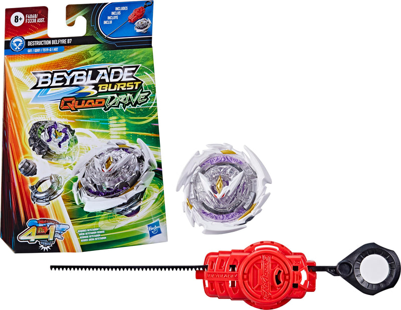 Beyblade Burst Quaddrive Destruction Belfyre B7 Starter Pack for Kids