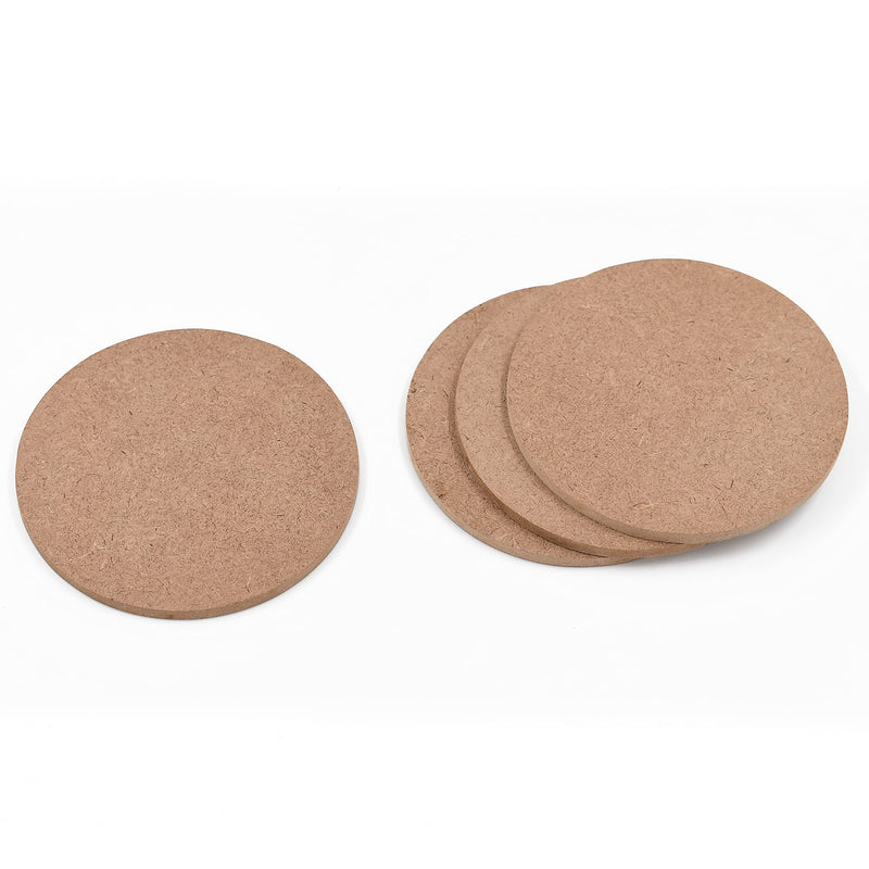 Ivei Mdf Board Diy Coasters Set Blank Wooden Shapes for Crafts