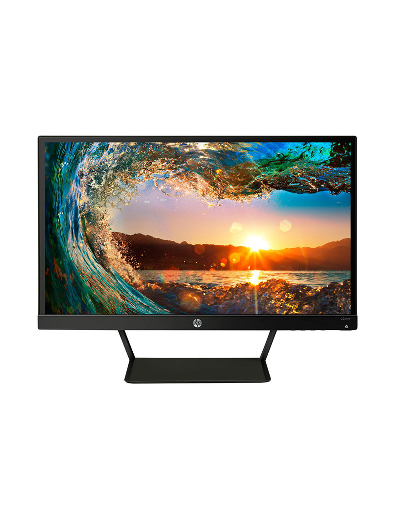 Hp Pavilion 22cwa 21.5 Inch Full Hd Ips Monitor Tilt Vga & Hdmi Black T4q59aa