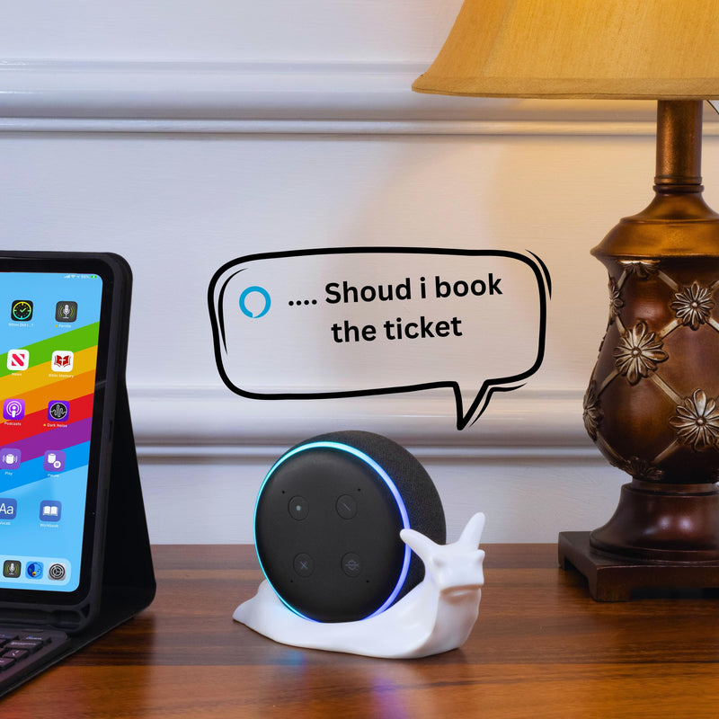 Snail Echo Dot Holder Stand Unique Alexa Stand for Echo Dot 3rd Gen Speaker