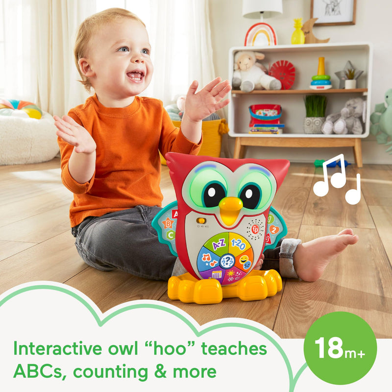 Fisher-Price Linkimals Light-Up Learning Owl Toy