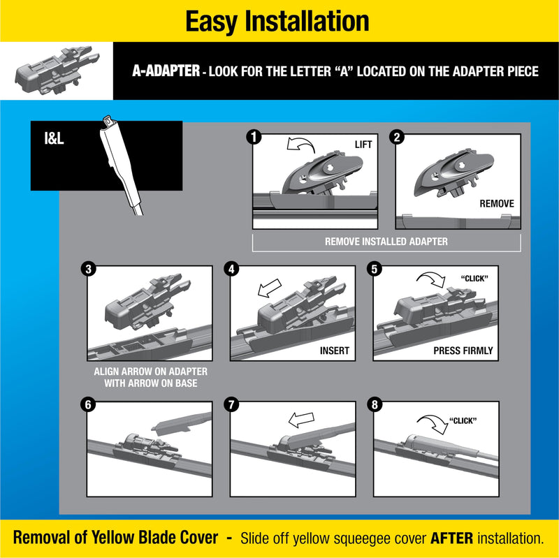 Rain-X Silicone Endura Wiper Blade 18-Inch - Long-Lasting Silicone