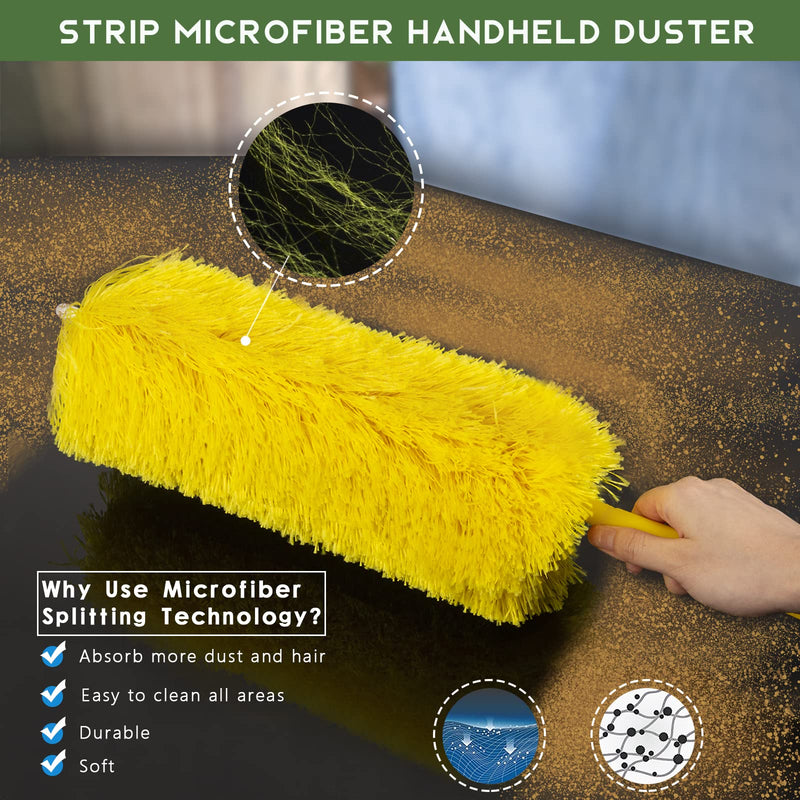 17-Foot Extendable High Reach Microfiber Duster Kit With Pole