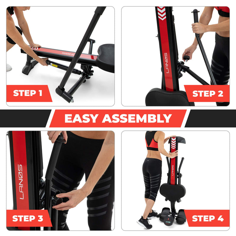 Lanos Hydraulic Rowing Machine with Adjustable Resistance