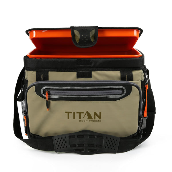 Titan Arctic Zone 30-Can Zipperless Cooler with Hardbody Liner