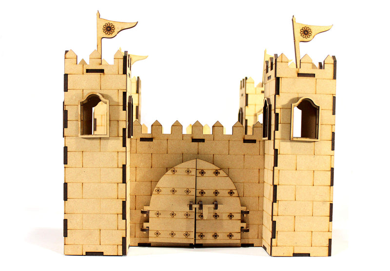 Stonkraft Wooden 3d Puzzle Castle Fort Mini House Construction Kit to Assemble