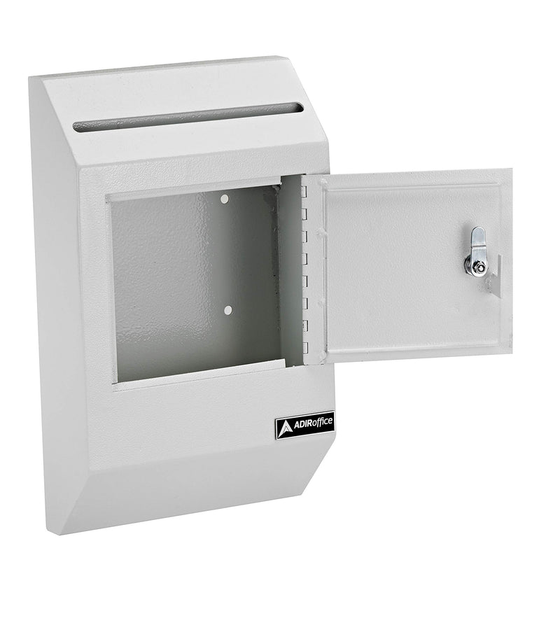 AdirOffice Drop Box Heavy Duty Secured Storage with Lock for Commercial Home