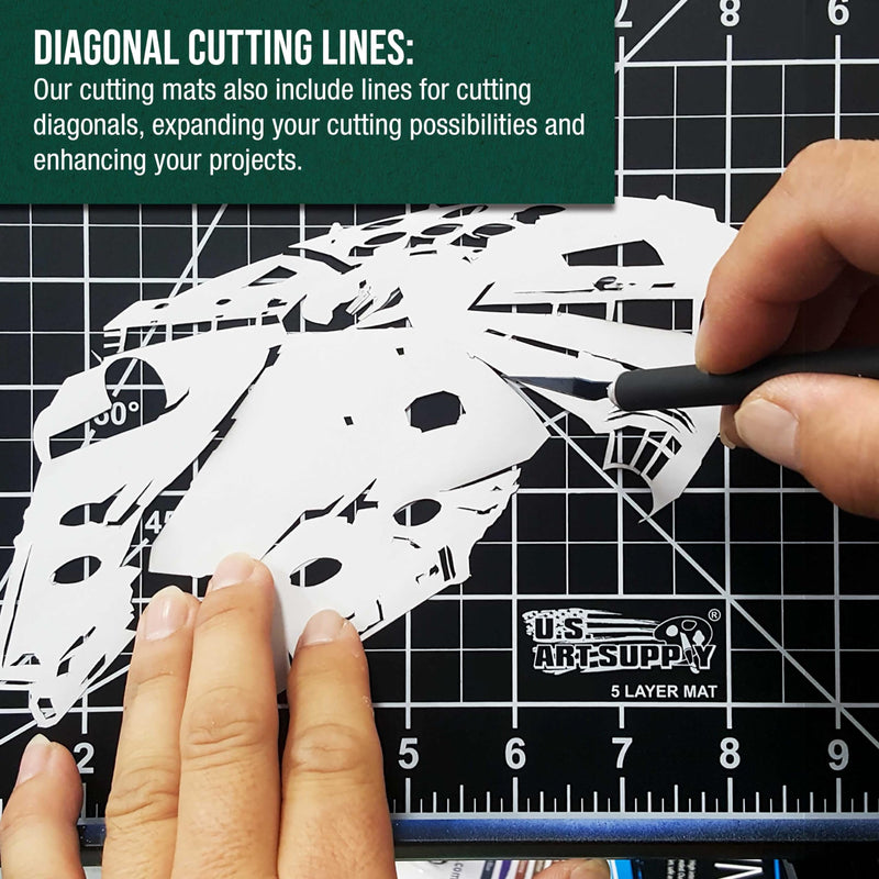 18x24 Inch Double-Sided Self-Healing Cutting Mat Pack - 2 Pack