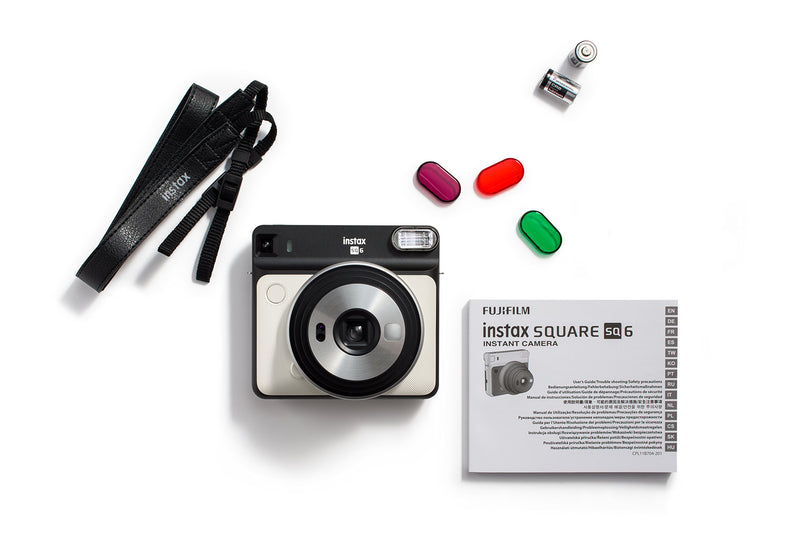 Fujifilm Instax Square SQ6 Instant Film Camera Pearl White