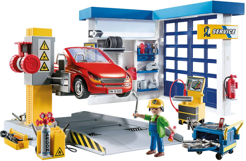 Playmobil City Life Car Repair Garage Playset