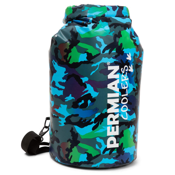 Permian Roll Top Camouflage Cooler Bag 15L Insulated Waterproof