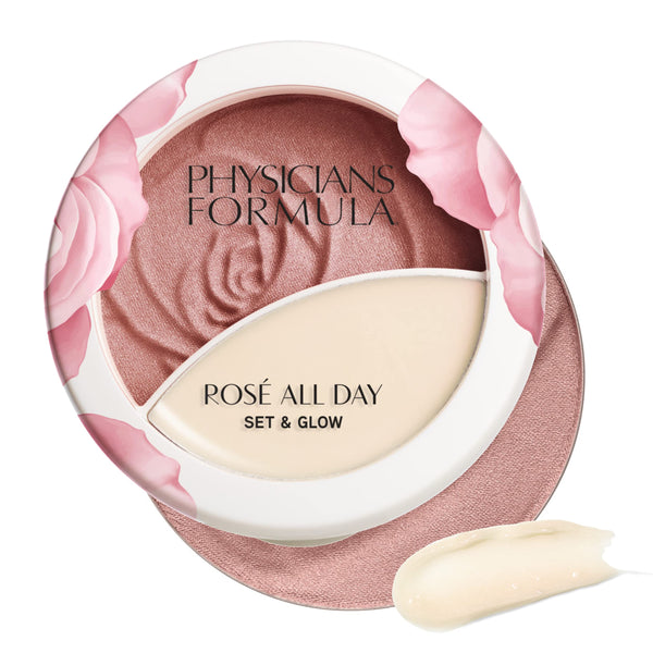 Physicians Formula Rosé All Day Set & Glow Highlighter Brightening Face Powder