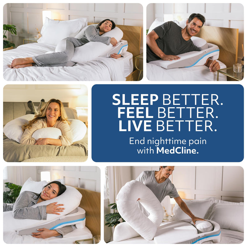 MedCline Bed Wedge Pillow System for Shoulder Pain Relief