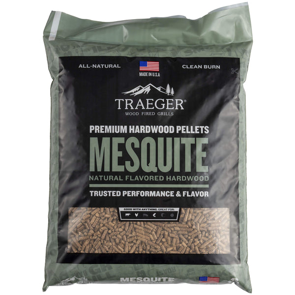 Traeger Mesquite Wood Pellets for Smokers & Grills - 20 lb Bag