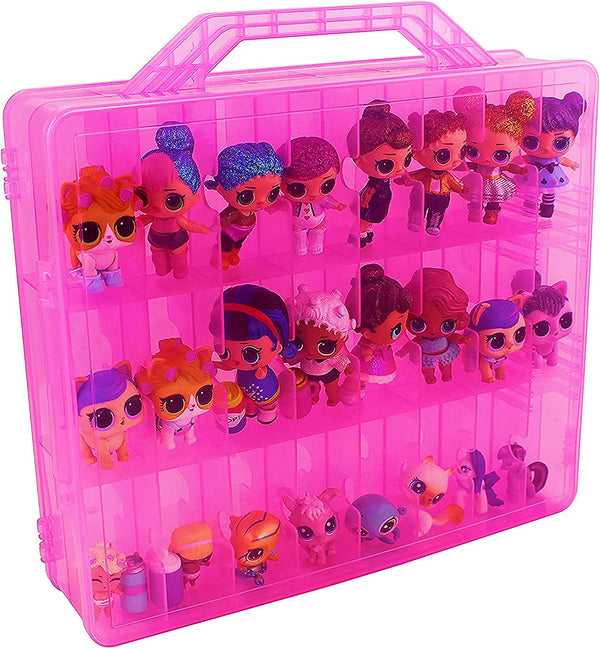 Bins & Things Toys Organizer Storage Case With 48 Compartments Compatible
