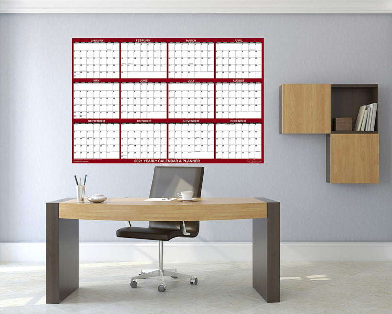 Swiftglimpse 2023 Erasable Wall Calendar 32" x 48" Reversible