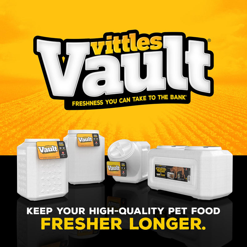 Vittles Vault Stackable Airtight 40lb Pet Food Container BPA-Free