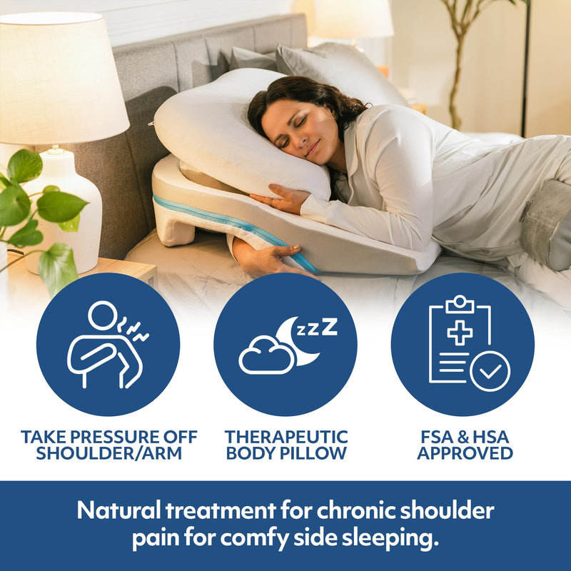 MedCline Bed Wedge Pillow System for Shoulder Pain Relief