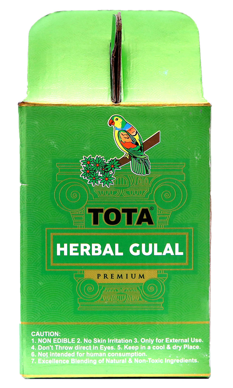 TOTA Herbal Holi Colour Giftbox Certified Non-Toxic Chemical Free Natural Colors – 500 gm |Pack of 5 Neon Color Holi Gulal - Pink, Orange, Green, Light Green, Light Pink