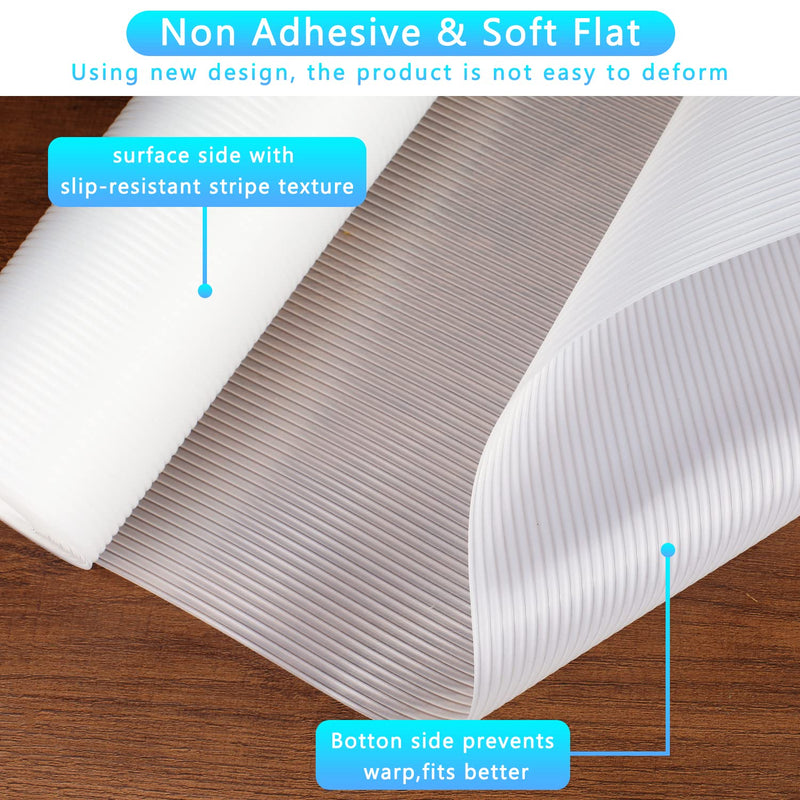 Non-Adhesive Waterproof Shelf Liner for Kitchen Cabinets 24" x 6.56ft