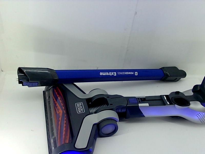 Black Decker Cordless Stick Vacuum Cleaner Blue