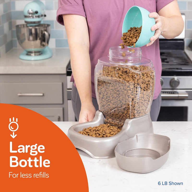 Petmate Pearl Tan Automatic Pet Feeder 12 lb