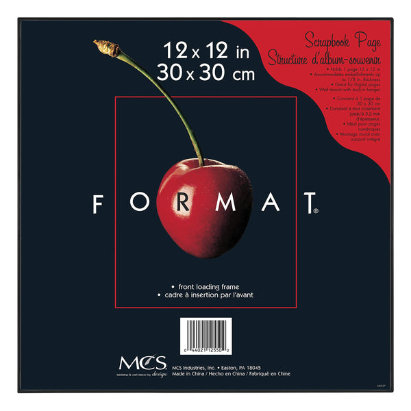 Mcs Format Frame Black 12 X 12 Inches Single