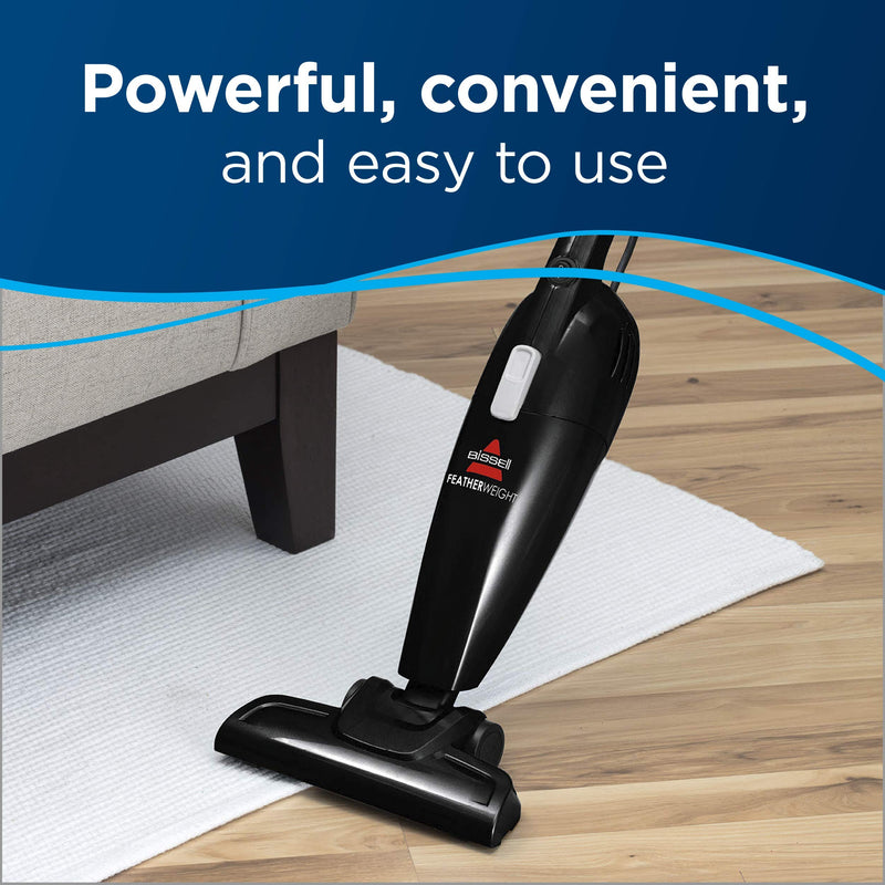 Bissell Featherweight Stick Vacuum with Crevice Tool, Black