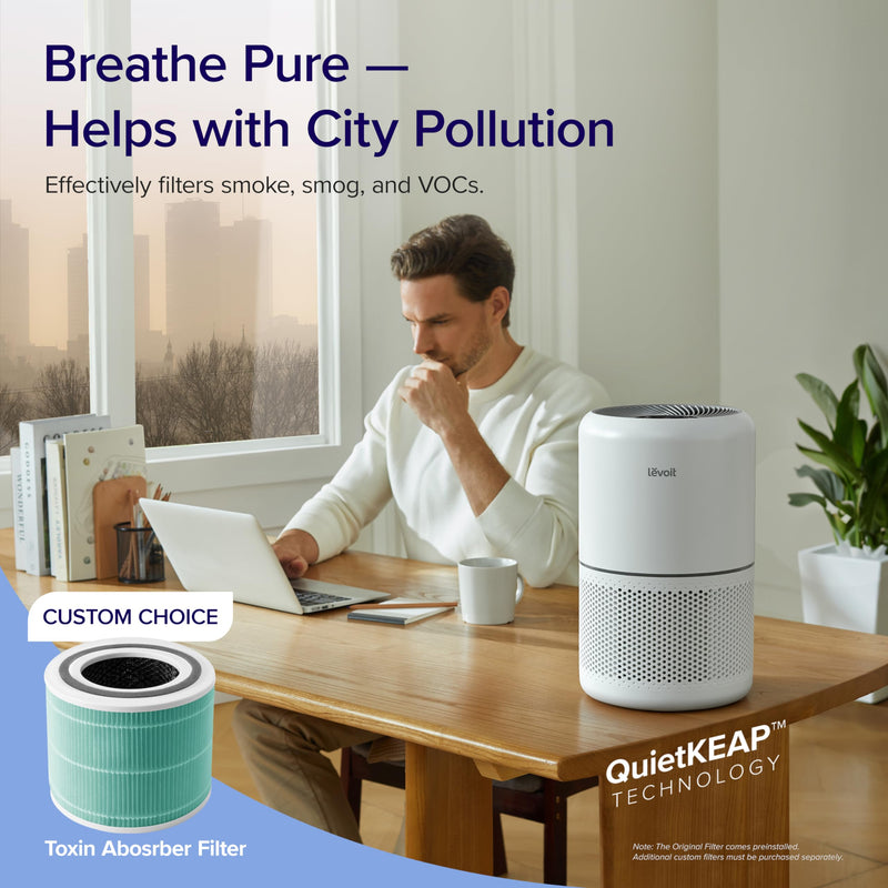 Levoit Core 300P Air Purifier for Home Allergies Pets Smokers 1 Pack