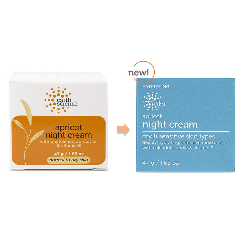 Hydrating Apricot Night Cream with Vitamin E 1.65 oz