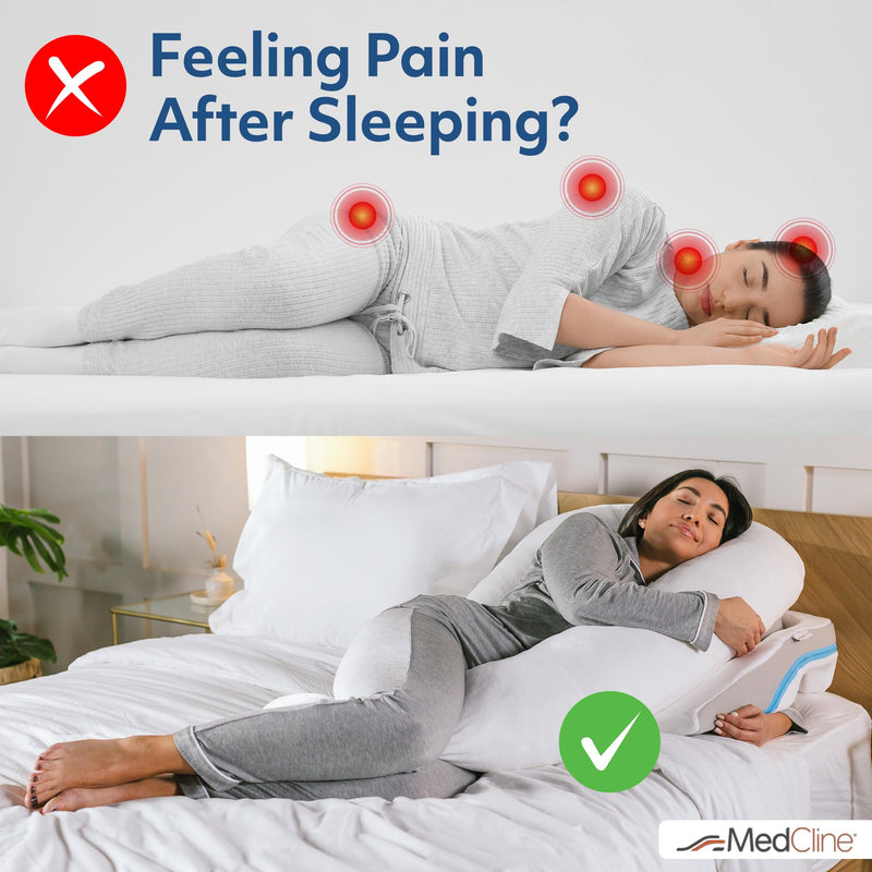 MedCline Bed Wedge Pillow System for Shoulder Pain Relief