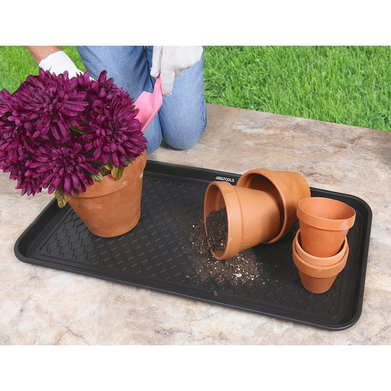 Heavy Duty Boot Trays for Entryway - Set of 2 Muddy Mats 30 Inch