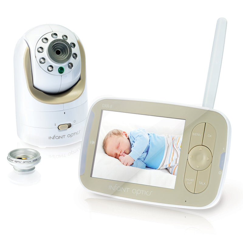 Infant Optics DXR-8 480p Video Baby Monitor Non-WiFi Hack-Proof FHSS Connection