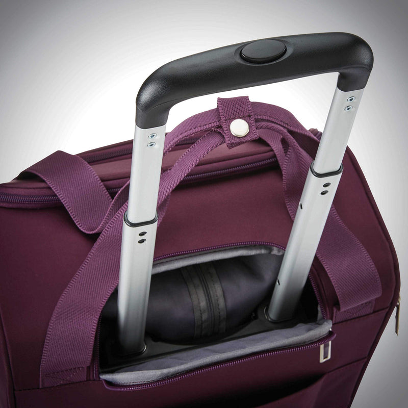 Underseat Purple Carry-On Spinner with USB by Samsonite