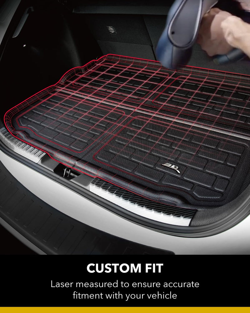 3D MAXpider Custom Fit Kagu Cargo Liner Black Compatible with Tesla Model