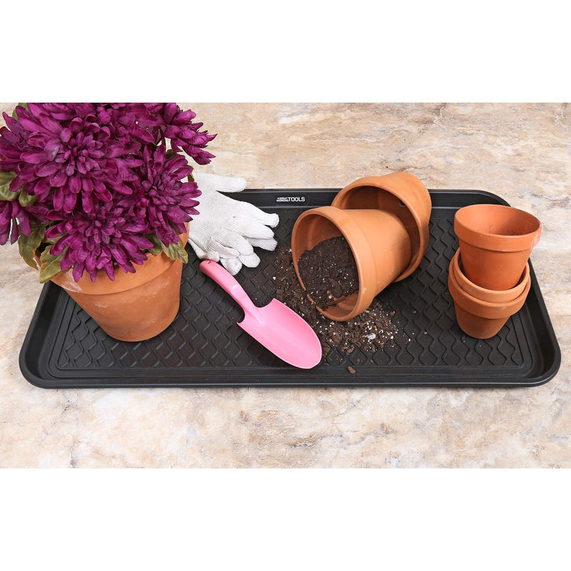 Heavy Duty Boot Trays for Entryway - Set of 2 Muddy Mats 30 Inch