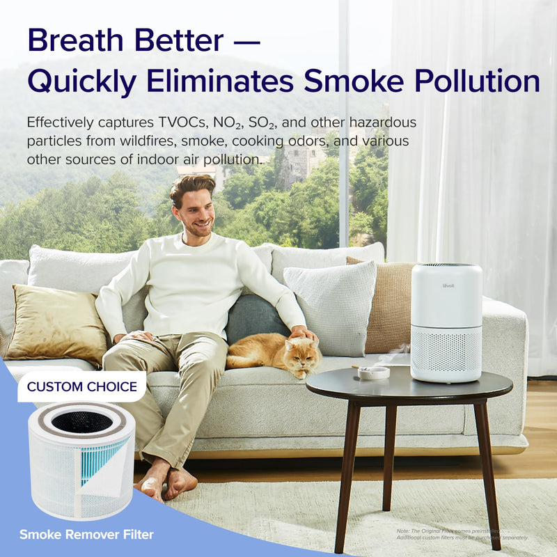 Levoit Core 300P Air Purifier for Home Allergies Pets Smokers 1 Pack