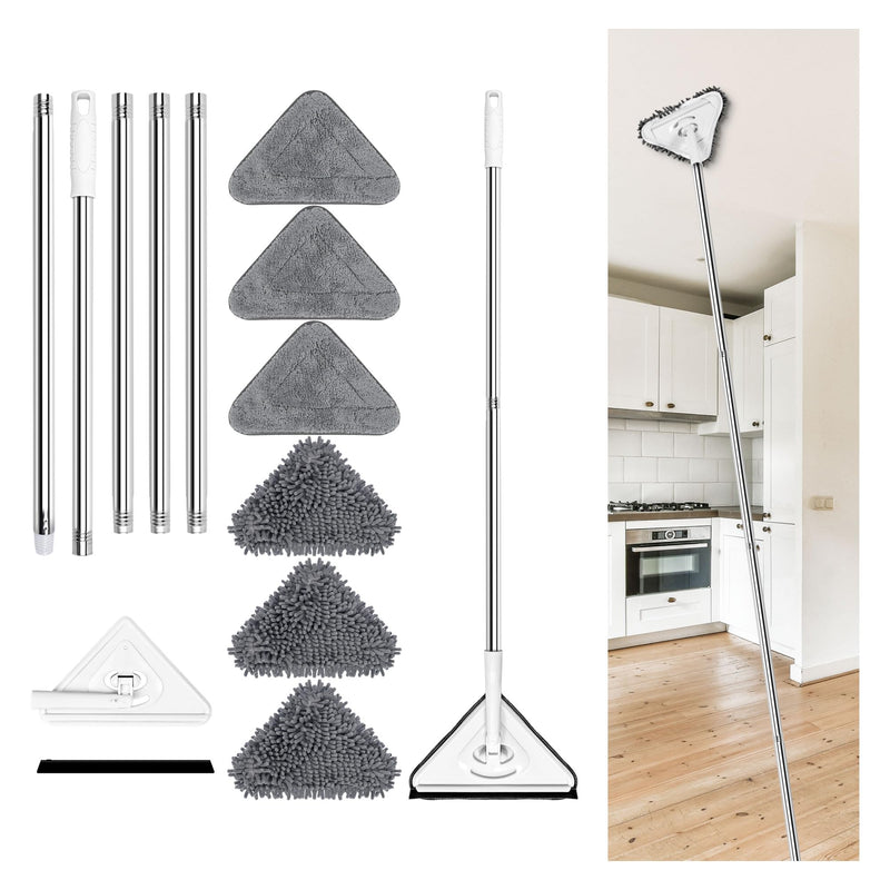 75in Telescopic Ceiling and Wall Cleaning Mop Set