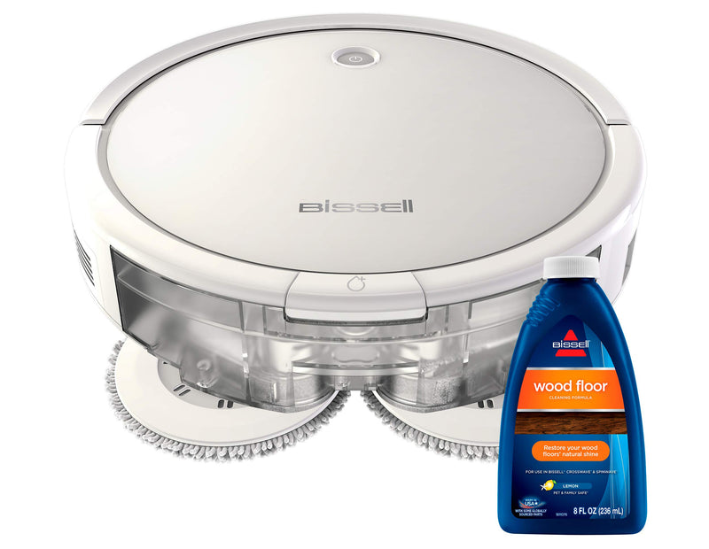 Bissell SpinWave Hard Floor Expert Pet Robot 2-in-1 Wet Mop and Dry Robot Vacuum