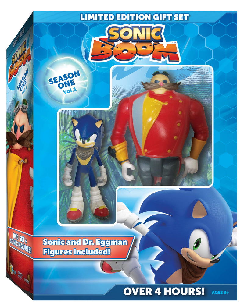 Sonic Boom Season 1 Volume 1 DVD Set with Sonic & Dr. Eggman Figures