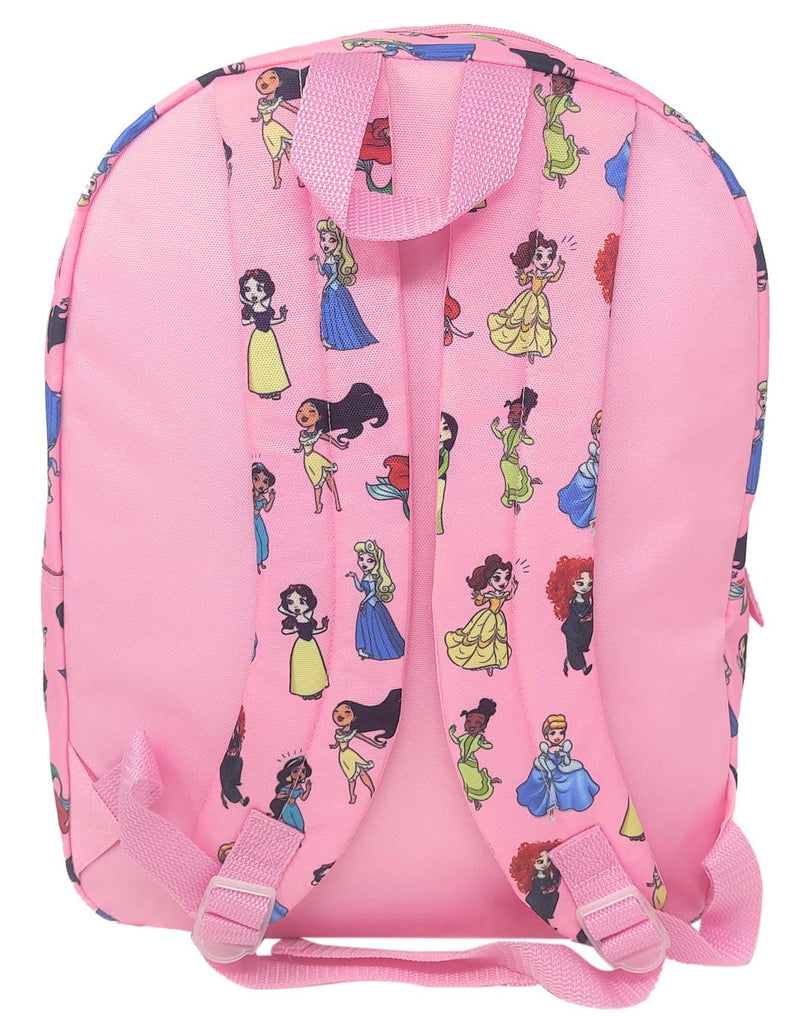 Disney Princess 16" Backpack Bag Belle Cinderella Tiana Jasmine Ariel Snow White