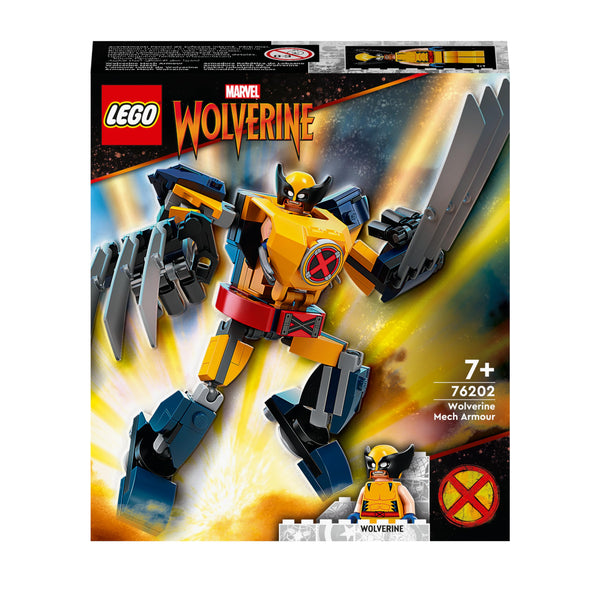 LEGO Marvel Wolverine Mech Armor Set 142 Pieces Ages 7 Plus