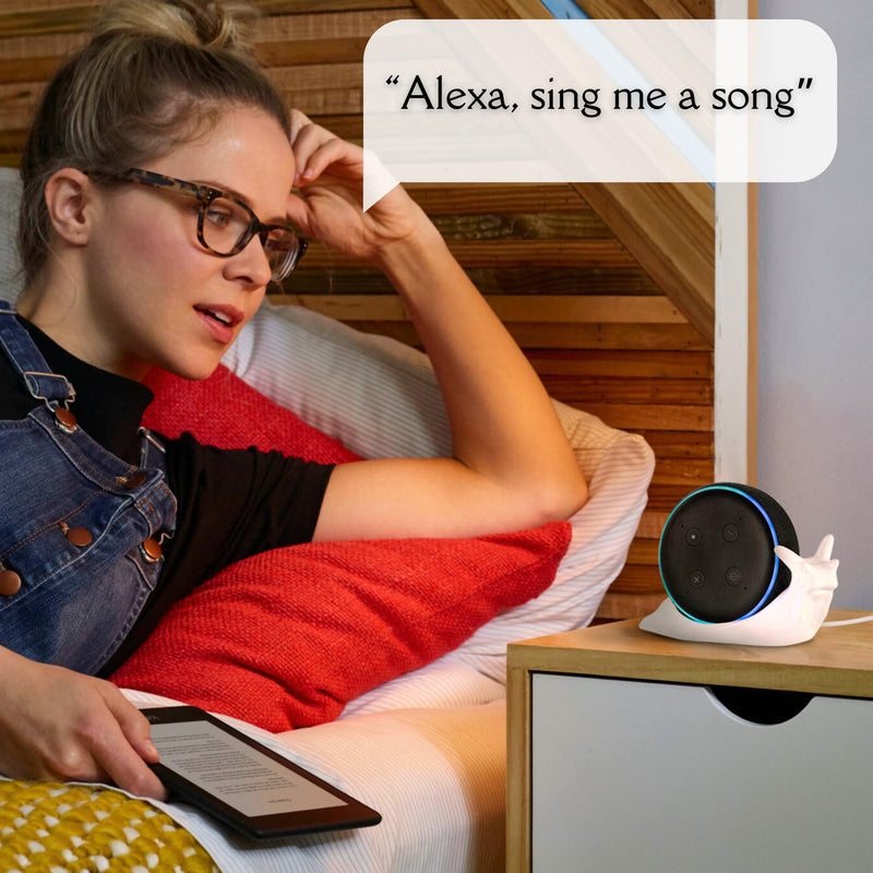 Snail Echo Dot Holder Stand Unique Alexa Stand for Echo Dot 3rd Gen Speaker