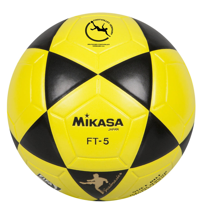 Mikasa FT-5 Soccer Ball - Size 5 Black/Yellow