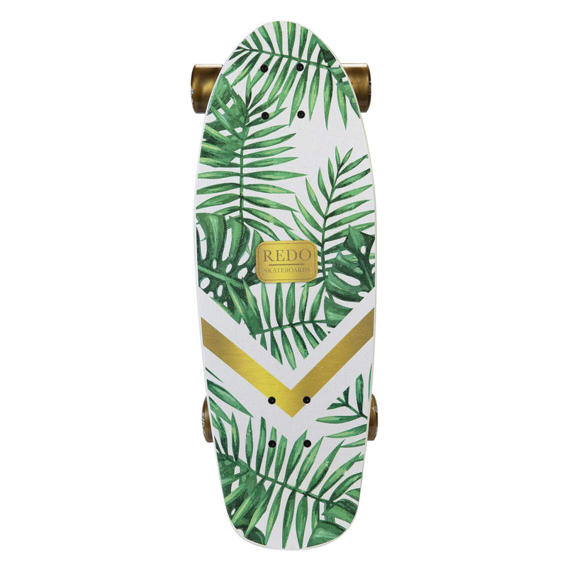 ReDo Skateboard 24" Shorty Green Palm Cruiser Complete