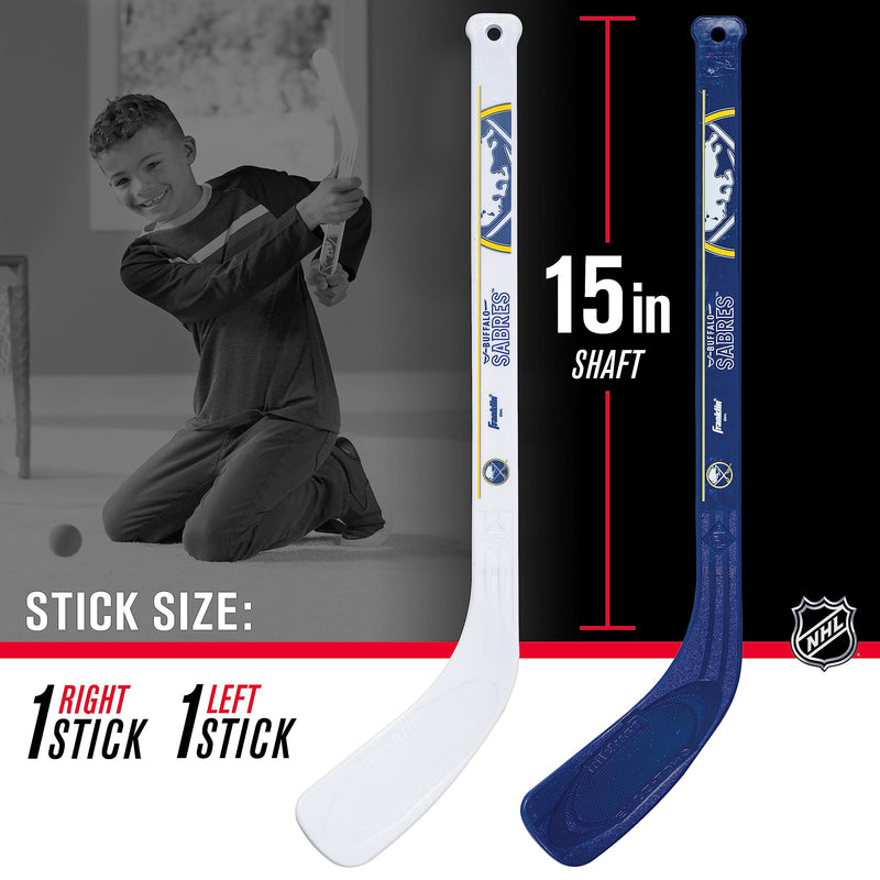 Buffalo Sabres NHL Mini Hockey Stick Set with Foam Balls