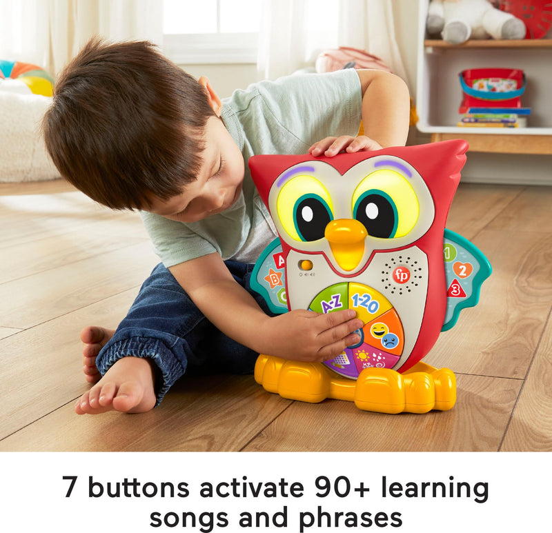 Fisher-Price Linkimals Light-Up Learning Owl Toy