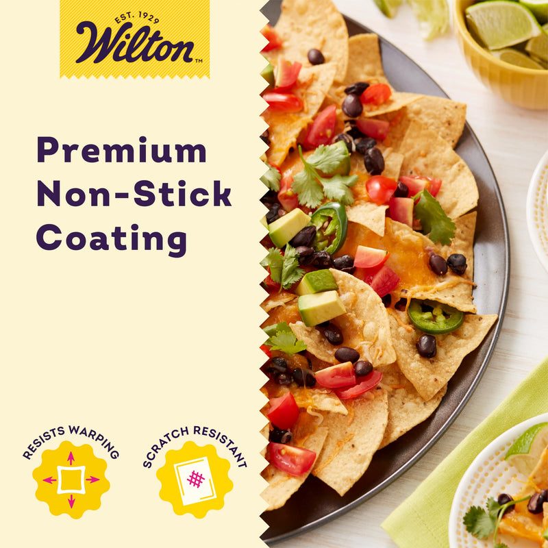 Wilton 14-Inch Non-Stick Pizza Pan for Perfect Baking