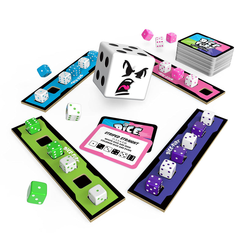 Educational Insights Dice of Fury Fast Paced Family Dice Game Ages 7 to 99