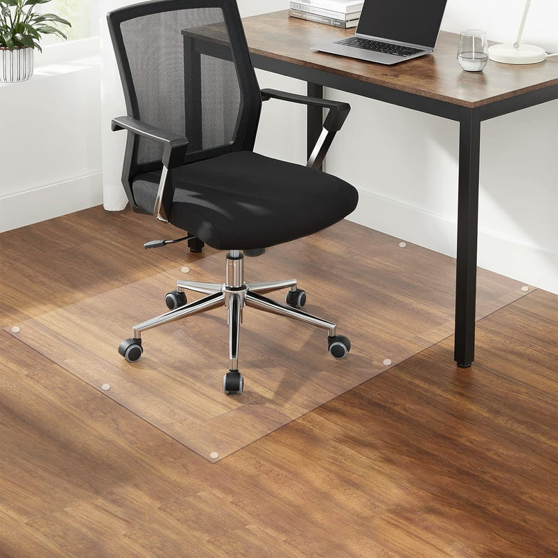 Mm Melisen Glass Floor Mat For Office Chair Transparent Plastic Non-Skid Waterproof Floor Runners Indoor/Outdoor Hard Flooring Runner Heavy Duty Protector (47.2 X 98.4in/120cm X 250cm)